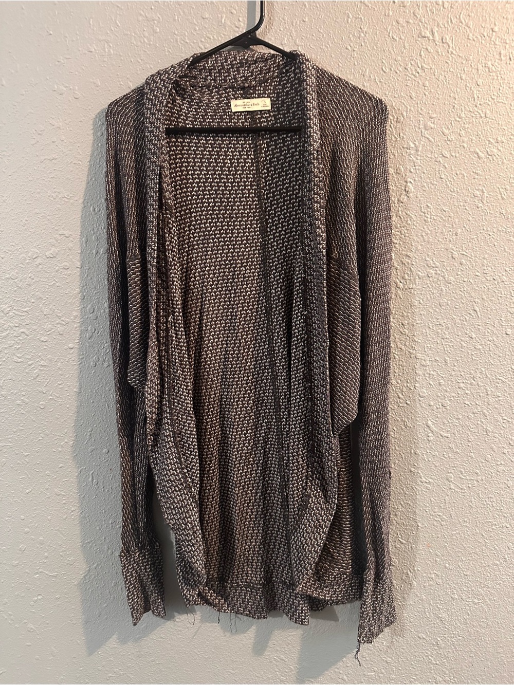 Abercrombie & Fitch Relaxed Open-Front Cardigan